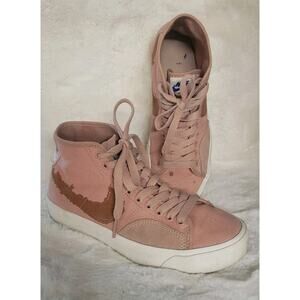Nike SB Blazer Court Mid Teen Girl Sz 4.5 Pink Rose Shoes Sneaker DM8553-601